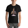 Men's Black t-shirt with a pineapple character bust print — Miami P.I.NEAPPLE Bust Tee
