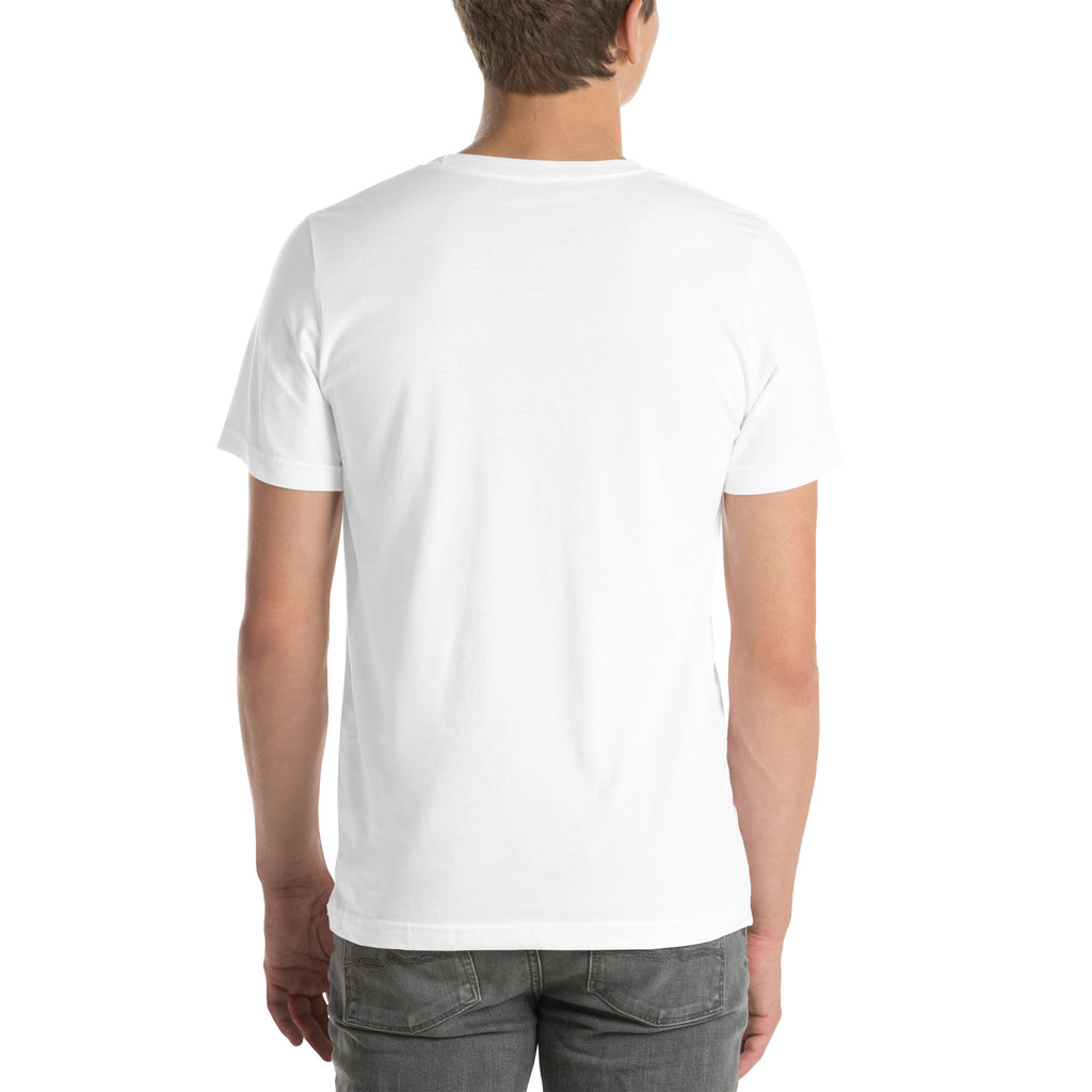Men's White t-shirt with a pineapple character bust print — Miami P.I.NEAPPLE Bust Tee