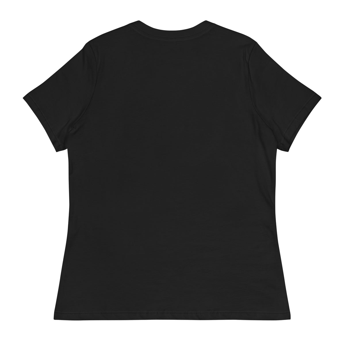 Women's Black relaxed t-shirt with the Miami P.I.NEAPPLE retro logo print