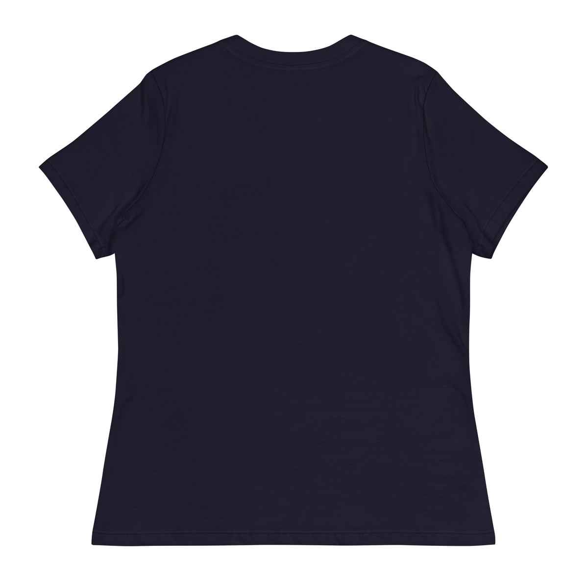 Women's Navy relaxed t-shirt with the Miami P.I.NEAPPLE retro logo print